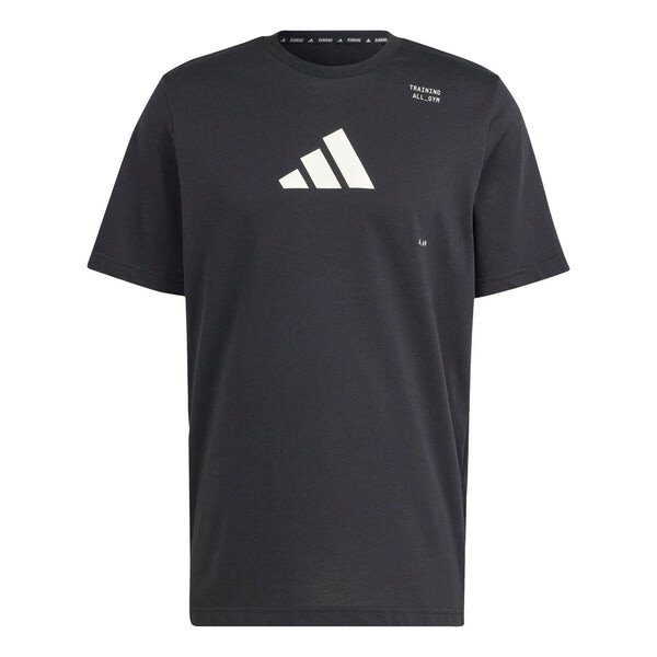 

Футболка black aeroready all-gym category graphic t-shirt asia sizing 'black' Adidas, черный