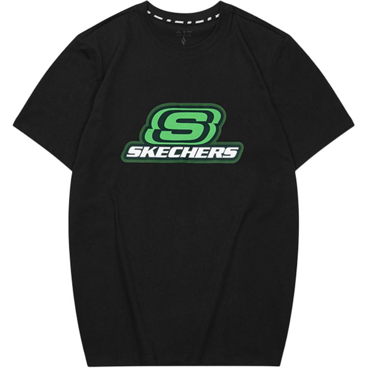 

Skechers Футболка мужская угольно-черная