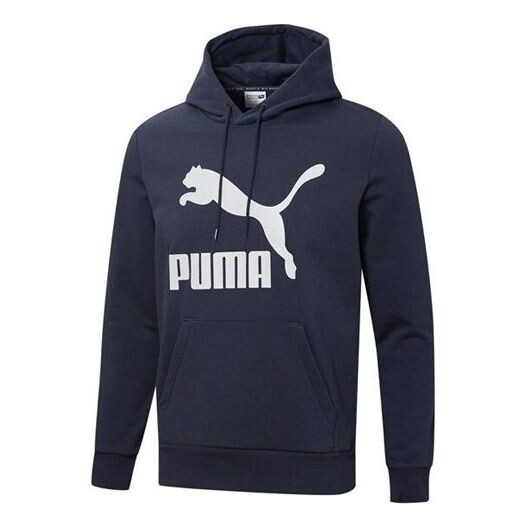 

Толстовка big logo hoodie 'navy' Puma, синий