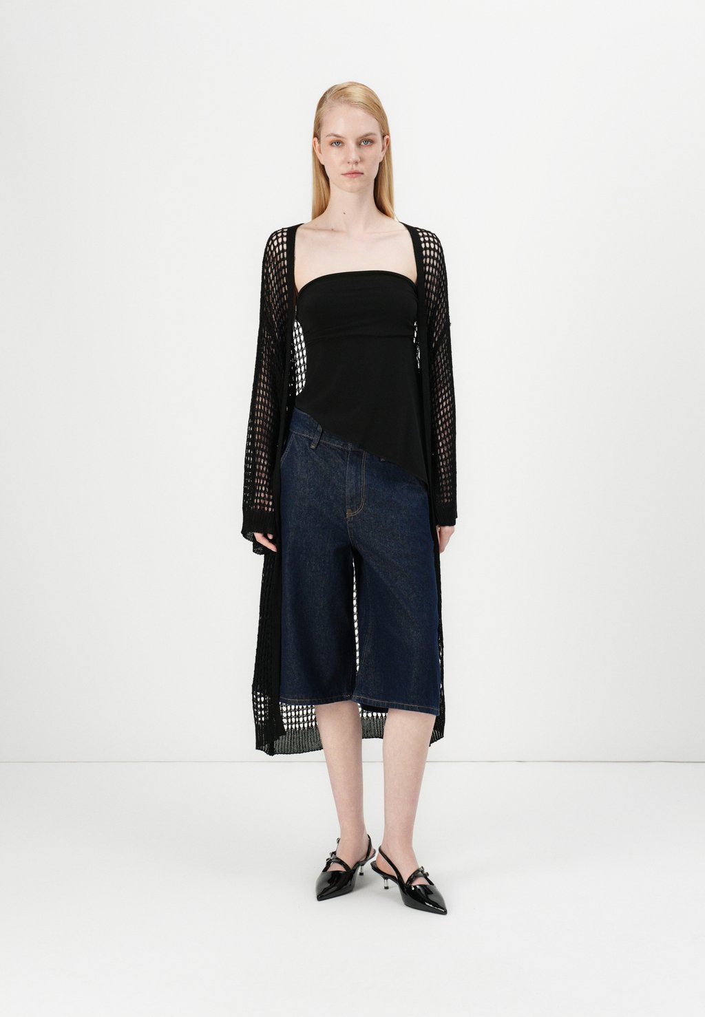

Кардиган VIFINA KIMONO VILA, черный