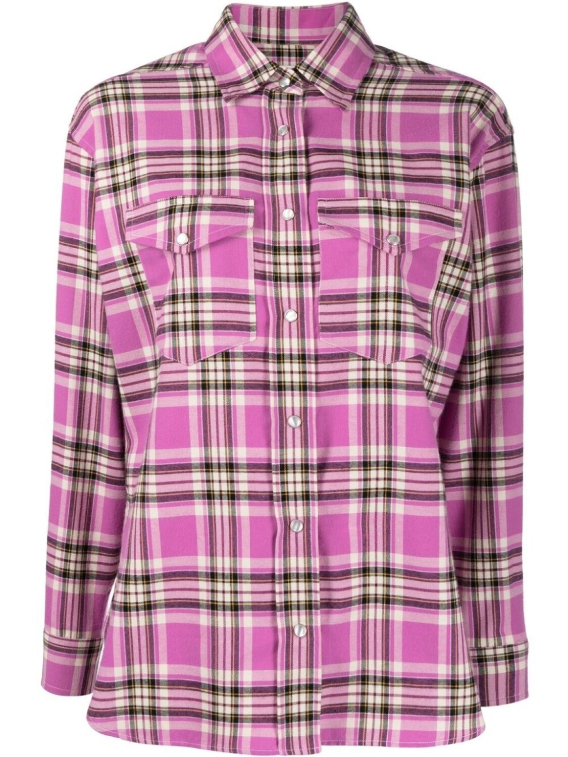 

Marant Étoile рубашка в клетку, розовый