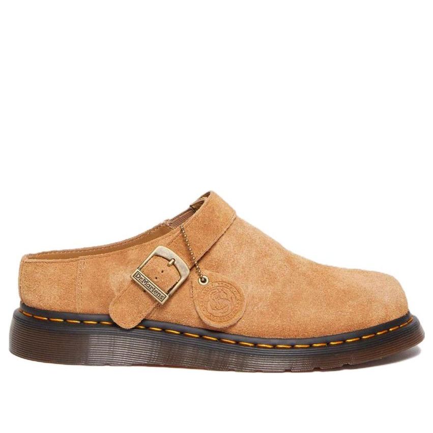 Мюли Dr. Martens Isham Desert Oasis из замши, цвет «песочный коричневый» — фото 4