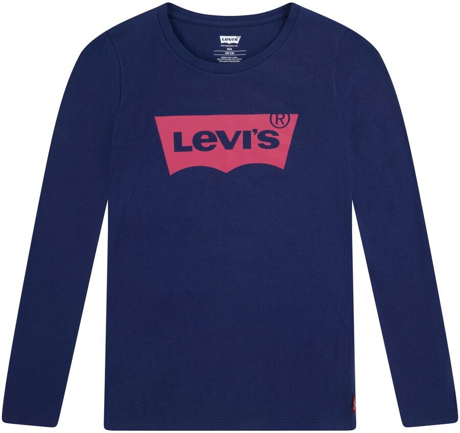 

Лонгслив Levi's Kids Shirt, синий
