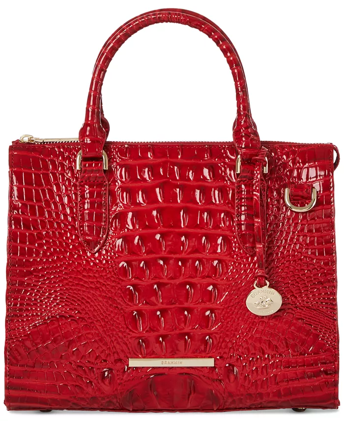 

Сумка-кошелек Anywhere Convertible Melbourne из тисненой кожи Brahmin, красный