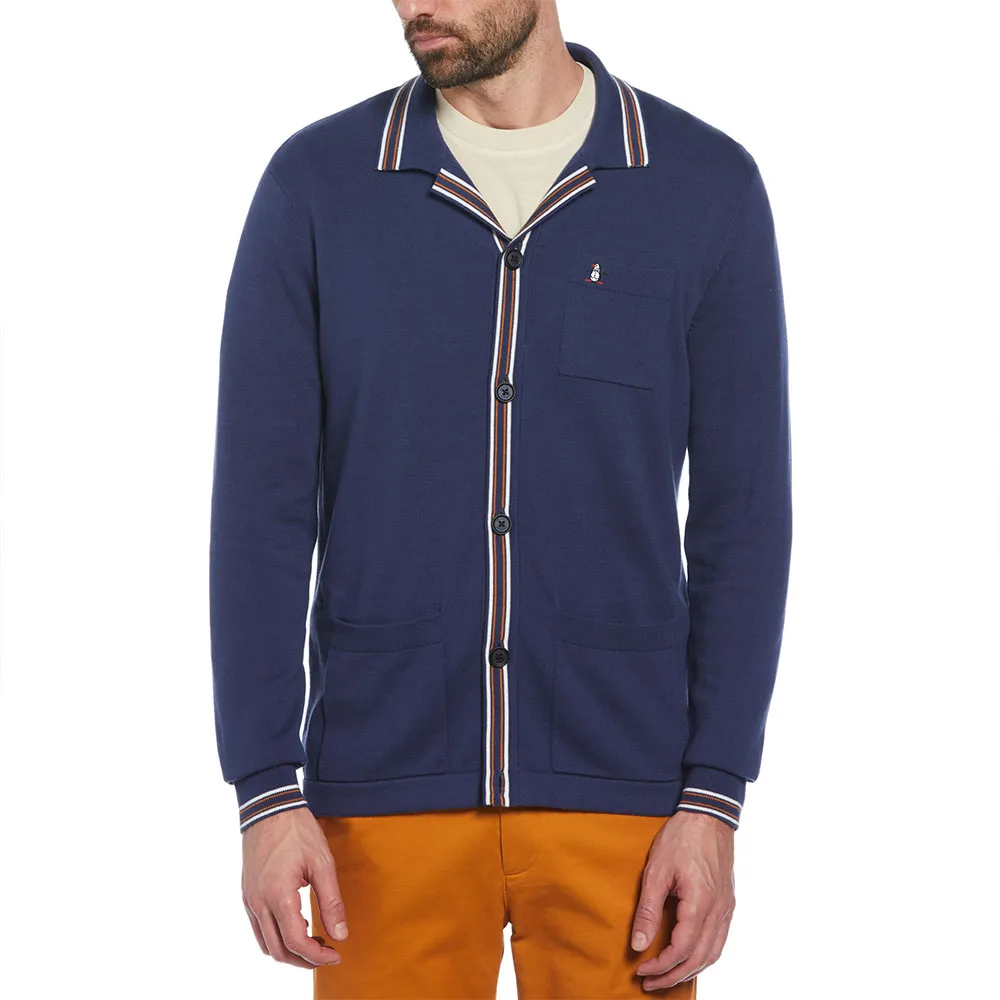 

Свитер Original Penguin Cash Like Tipped cardigan, синий