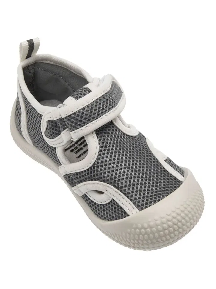 Босоножки с застежкой-липучкой, Playshoes, антрацит — фото 3