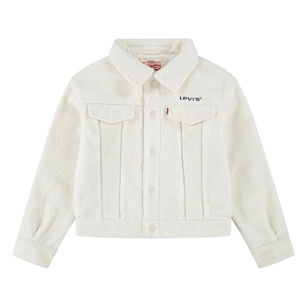 

Куртка Levi's Boxy Fit Sherpa Trucker, белый