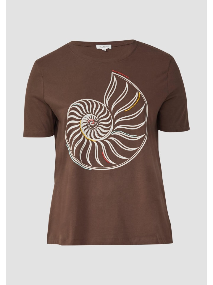 

Футболка в цвете 88D0_mokka s.Oliver, Хаки, Футболка в цвете 88D0_mokka s.Oliver