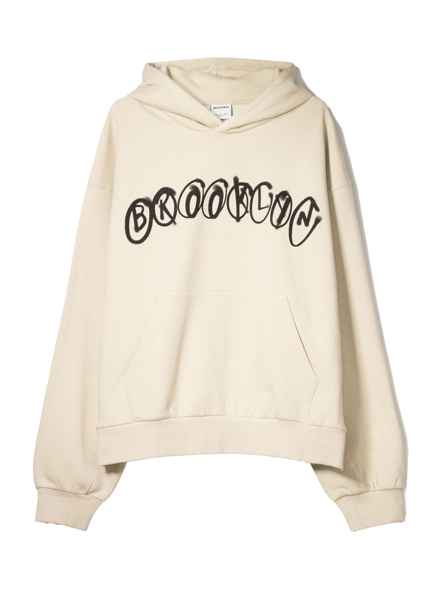 

Толстовка Bershka, бежевый