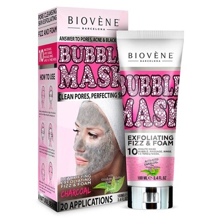 

Bubble Mask увлажняющая и питательная маска для лица 100мл, Biovene