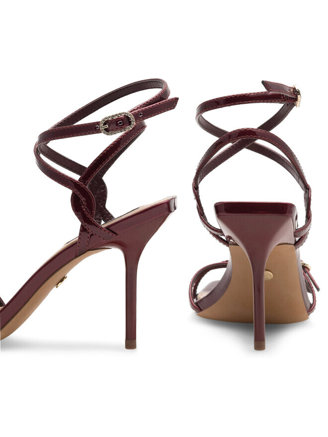 Сандалии Nine West, бургундия — фото 3