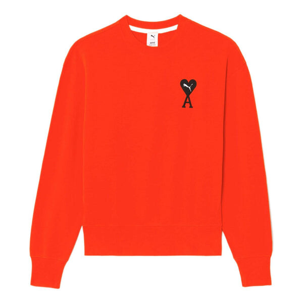 

Толстовка x ami sweatshirt 'orange' Puma, оранжевый