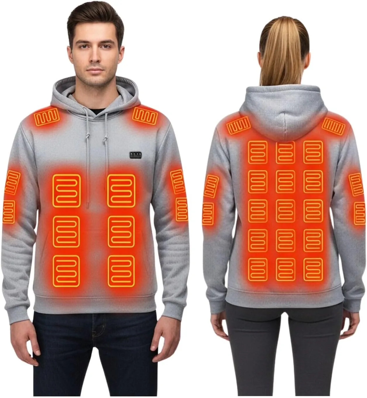 

Термохуди с подогревом для мужчин и женщин, электрическое, зимнее, без аккумулятора