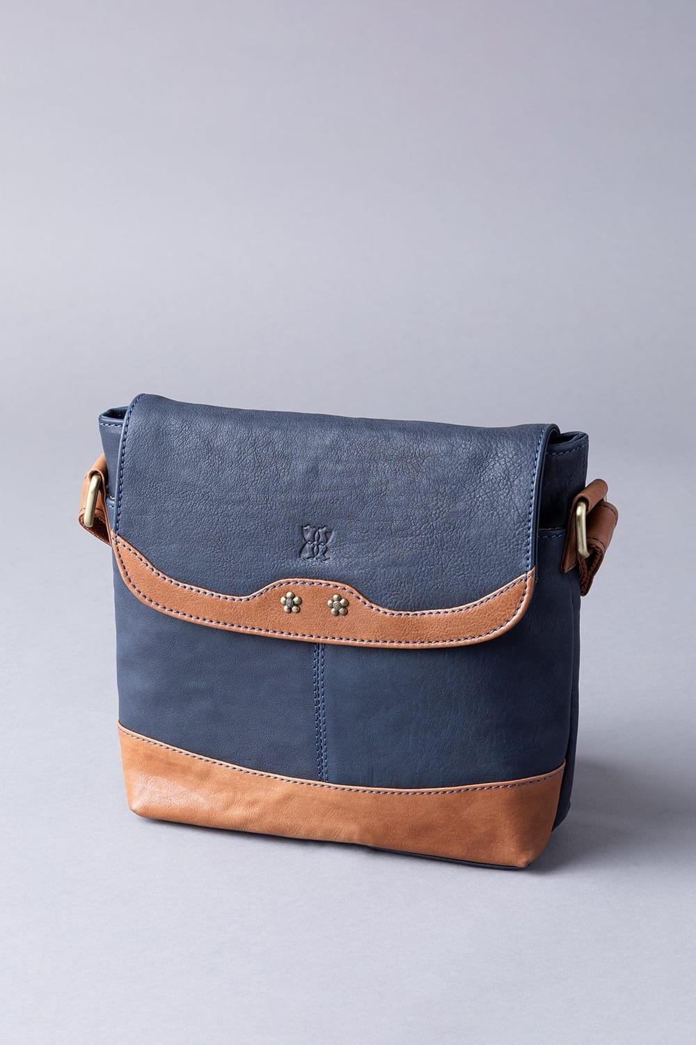 

Кожаная сумка через плечо 'Hartsop' с клапаном Lakeland Leather, синий