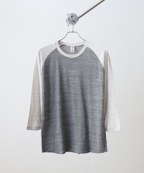 

Футболка трикотажная трибленд с регланными рукавами 3/4 TRUSS, серый