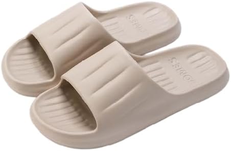 

Платформенные тапочки-подушки для мужчин и женщин, легкие шлепанцы с открытым носком для душа, женские удобные сандалии-облака, плоские сандалии для лета (Размер: EU 40/41, Цвет: Розовый) Bydzkj