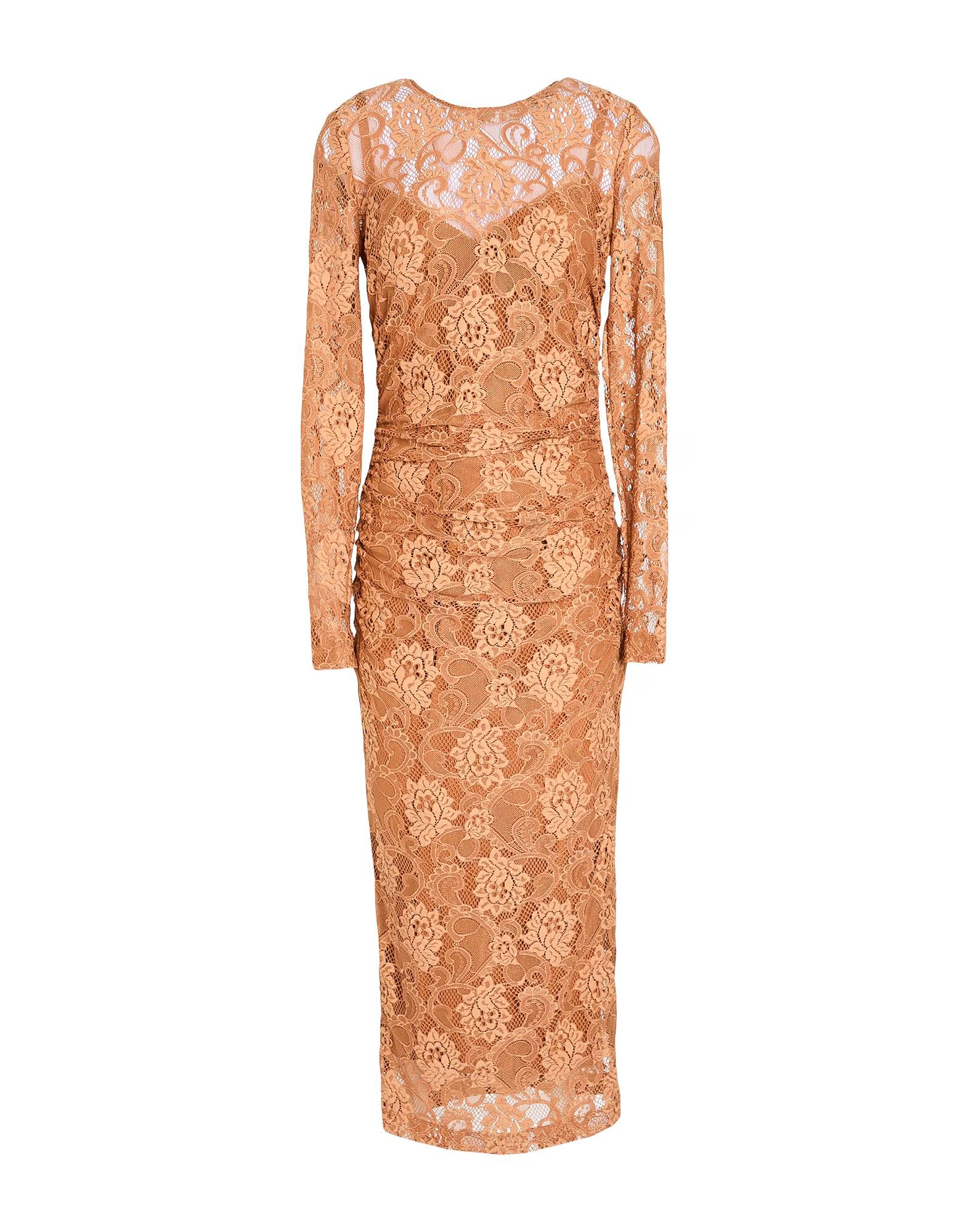 

Платье миди Dolce&Gabbana, коричневый