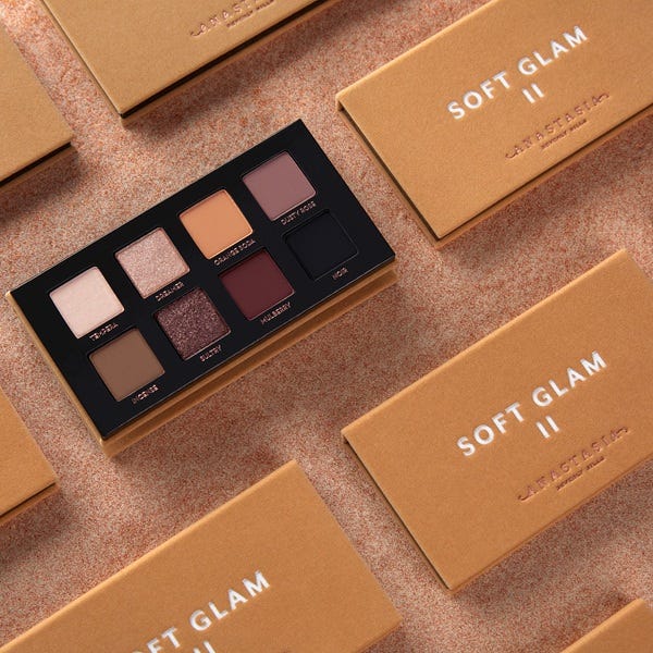 Палитра теней для век из 8 оттенков ANASTASIA BEVERLY HILLS Mini Soft Glam Eyeshadow Palette — фото 4