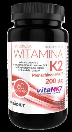

VitaDiet Акавит Витамин К2 200 МЕ 60К