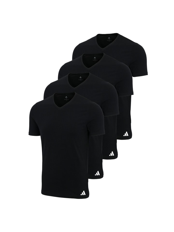 

Adidas Набор из 4 футболок черного цвета, Черный, Adidas Набор из 4 футболок черного цвета