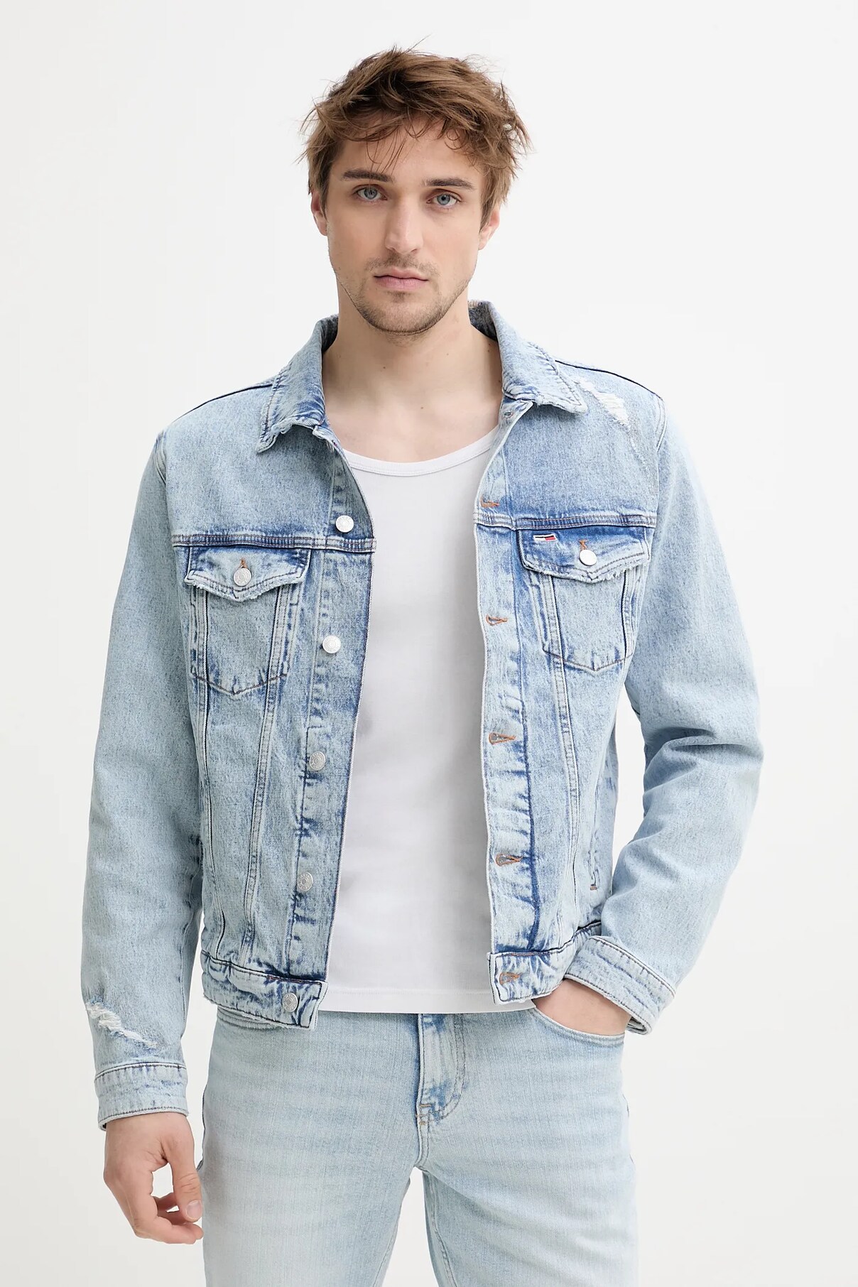 

Джинсовая куртка Tommy Jeans, синий