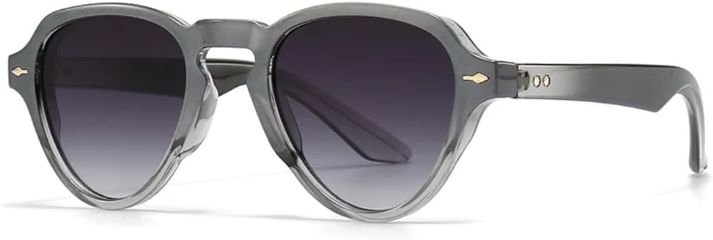 

Солнцезащитные очки с защитой UV400 | Компактная легкая оправа, градиентные линзы | Для женщин и мужчин, для занятий спортом на открытом воздухе и вождения DSVIGF, Gray