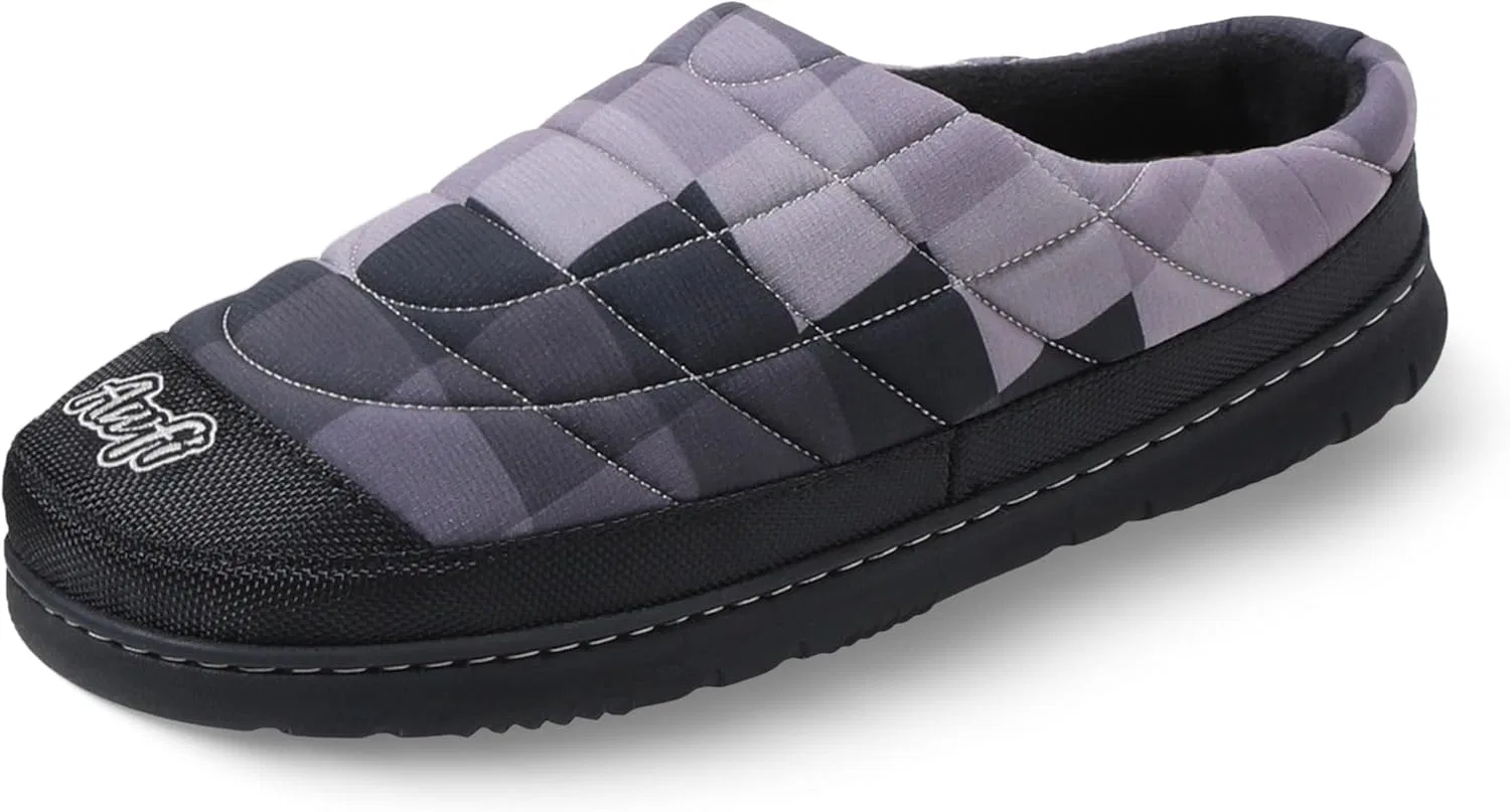 Тапочки с Coolmax, Memory Foam, Mauve & Black (open-back) AWFI