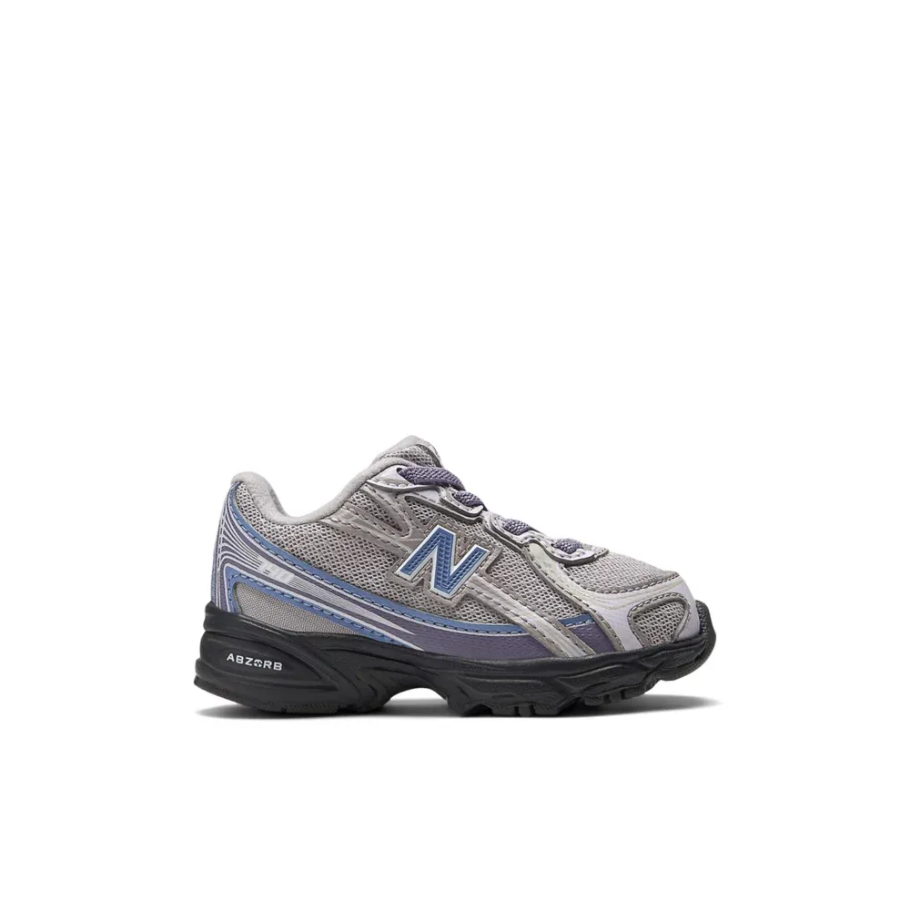 Кроссовки NB 740 Low top для малышей New Balance, серый синий — фото 3