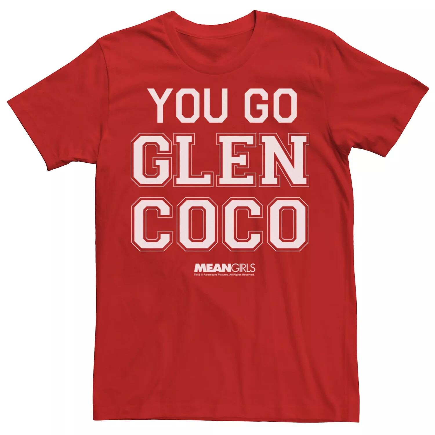 

Мужская университетская футболка «Дрянные девчонки» You Go Glen Coco Licensed Character