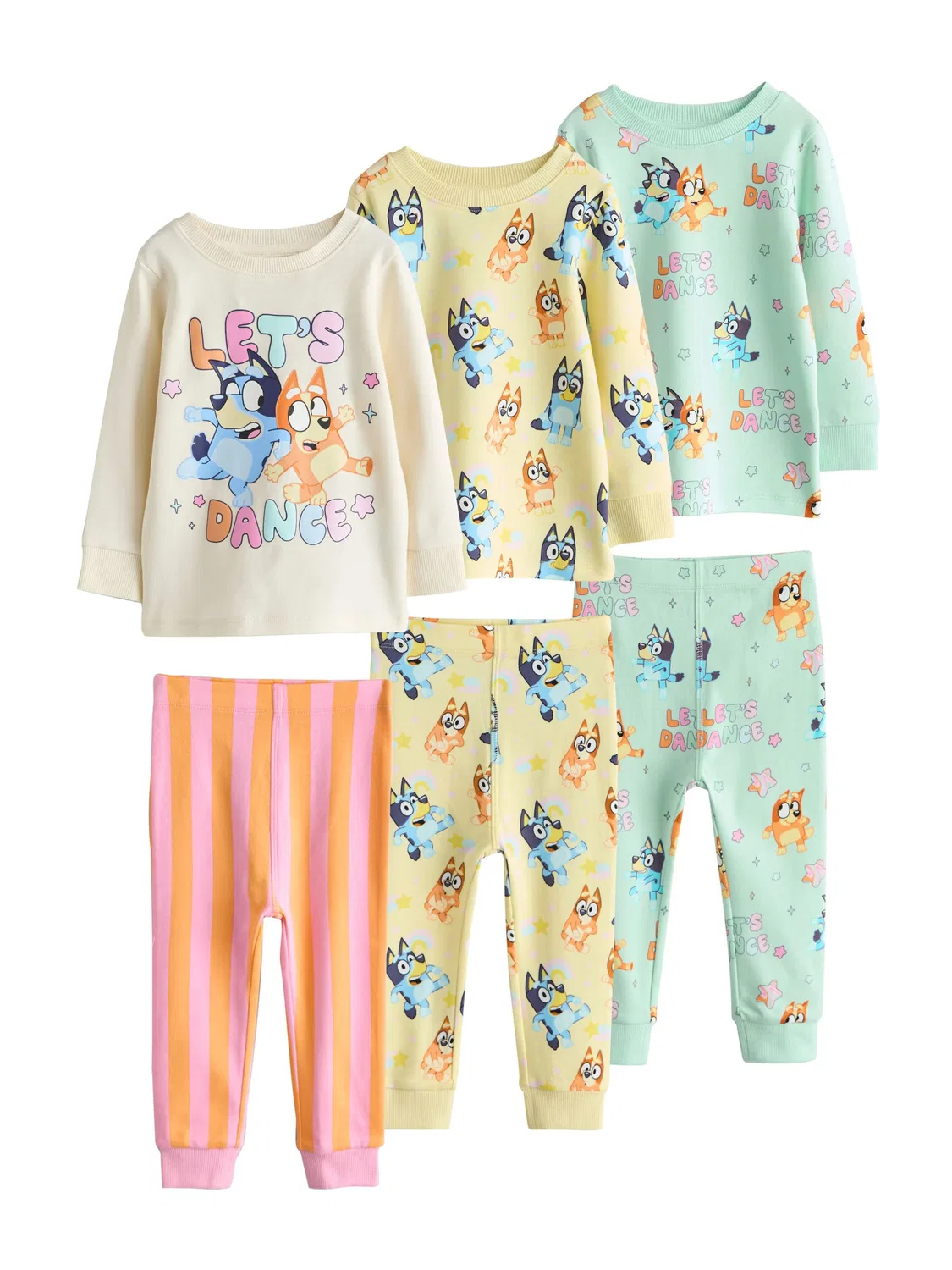 Пижама 'Уютная' Next, Yellow/Mint/Pink/White