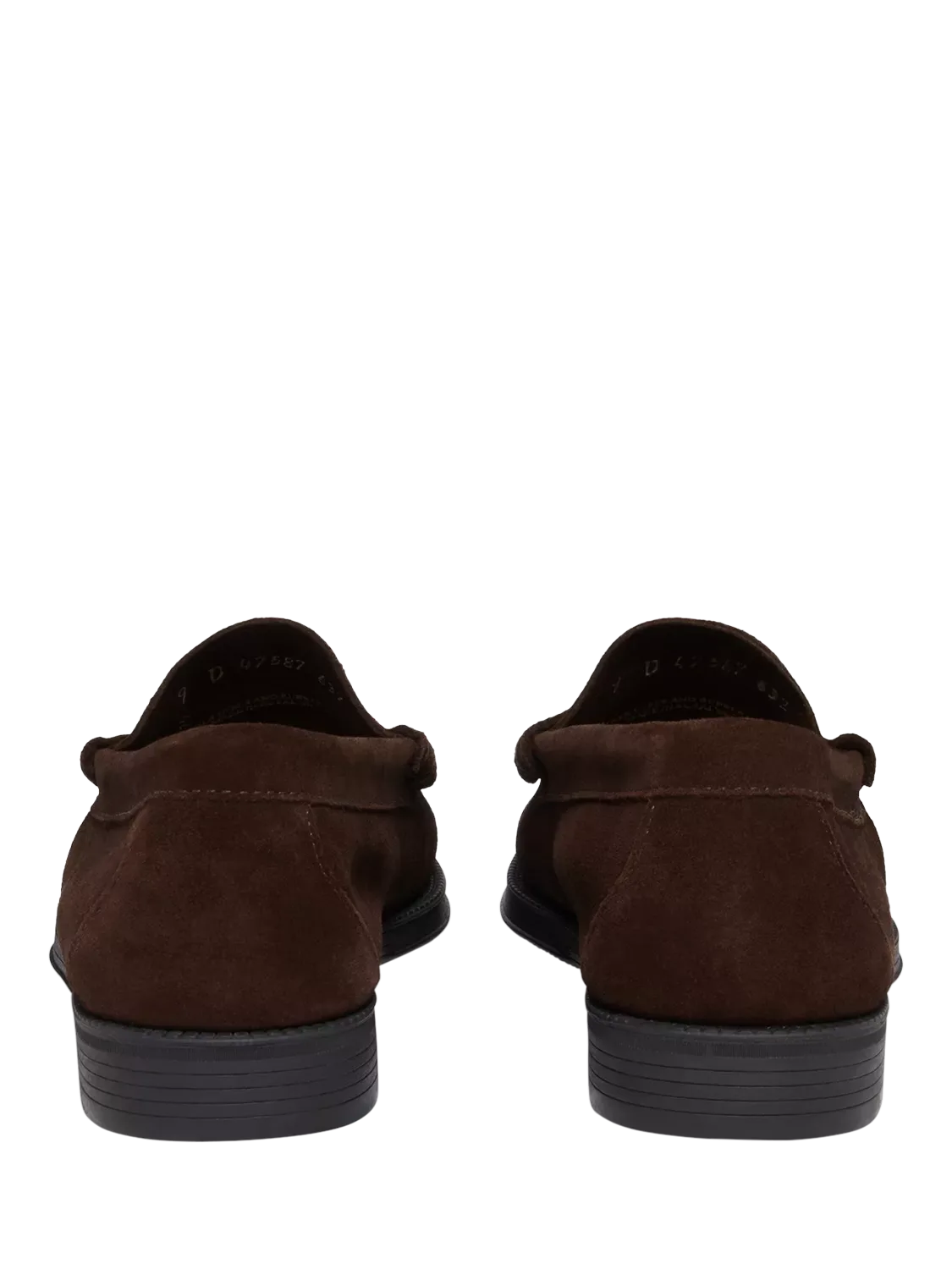Простые лоферы Weejuns Larson Penny Loafers, шоколадного цвета G.H.BASS — фото 4
