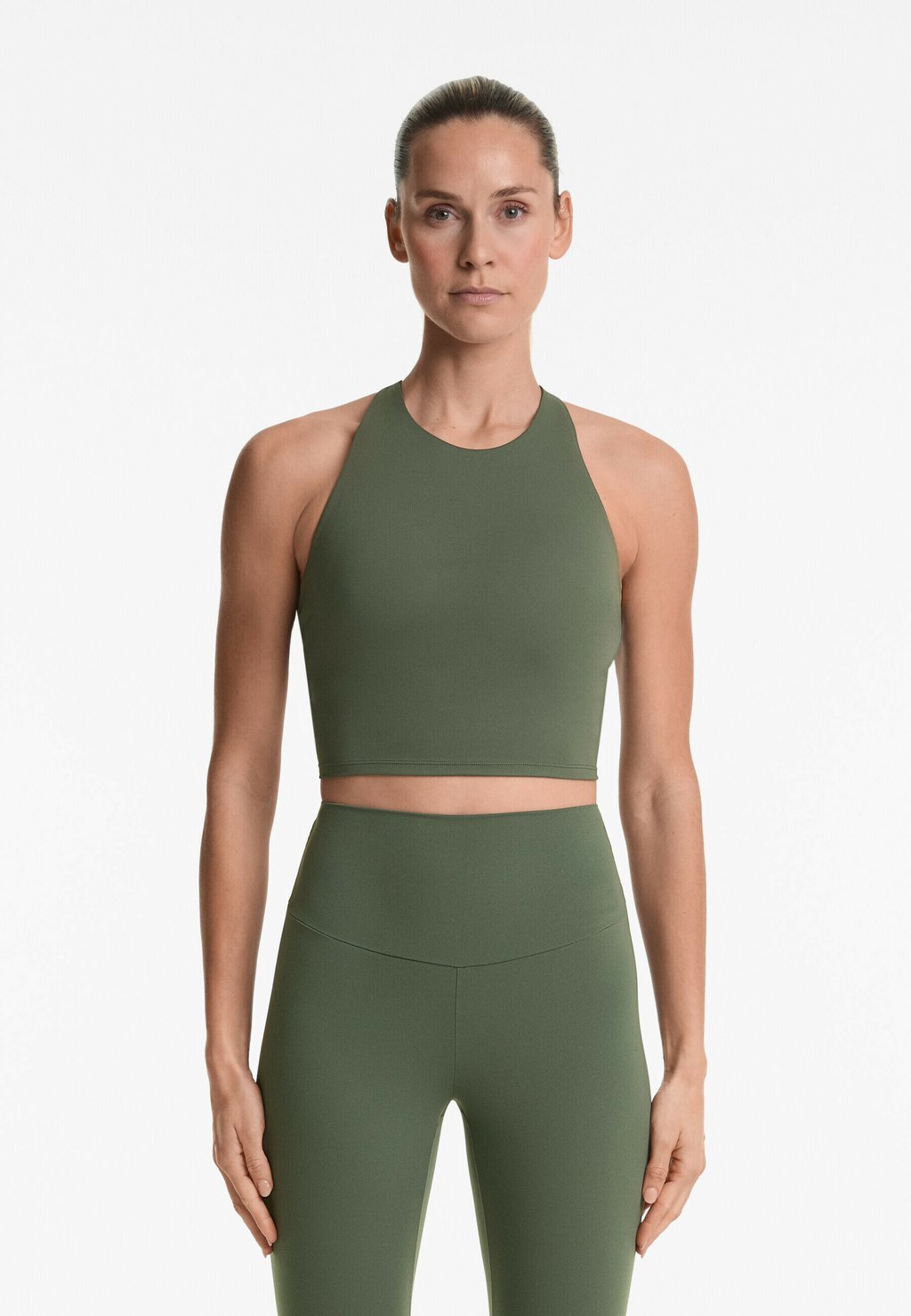 

Топ COMFORTLUX STRAP TANK OYSHO, оливковый