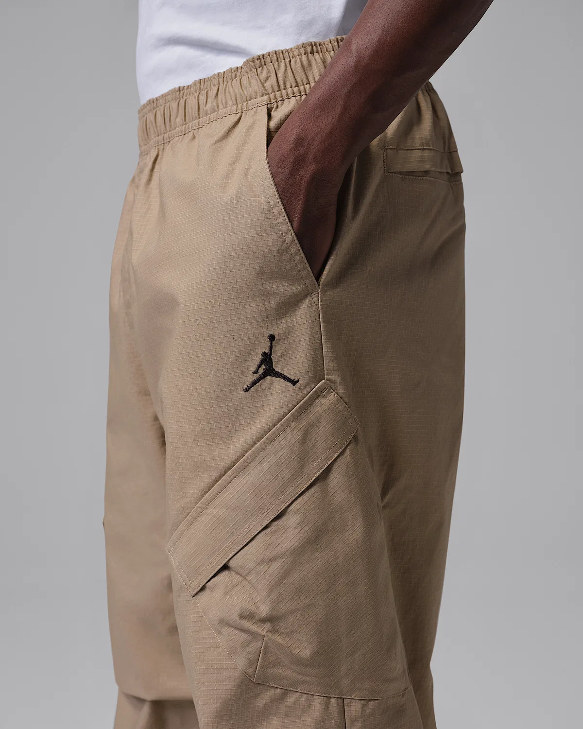 Мужские утилитарные штаны Jordan Flight, Khaki/Black — фото 4