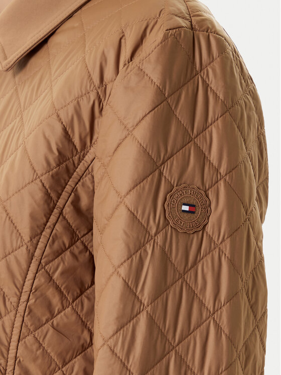 Переходная куртка стандартного кроя WW0WW45641 Tommy Hilfiger, коричневый — фото 4