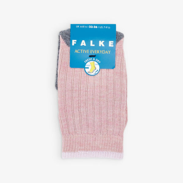 

Носки Active Everyday из смесовой ткани стрейч в рубчик для 2–12 лет Falke, розовый