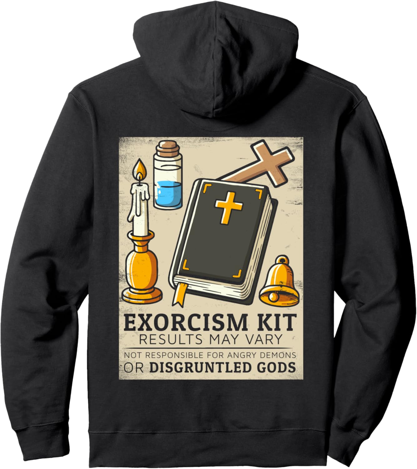 

Набор для экзорцизма, экзорцизм, толстовка с изображением демона Exorcism Ritual Evil Spirits Deliverance, черный