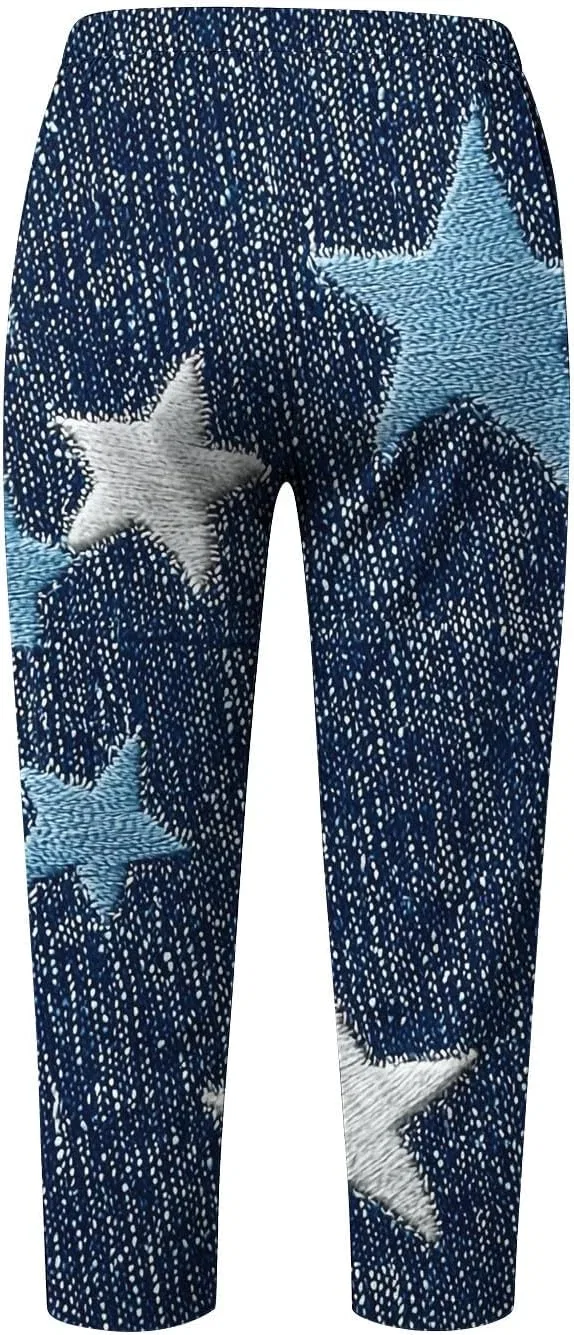 Джинсы капри tummy control, Navy — фото 4