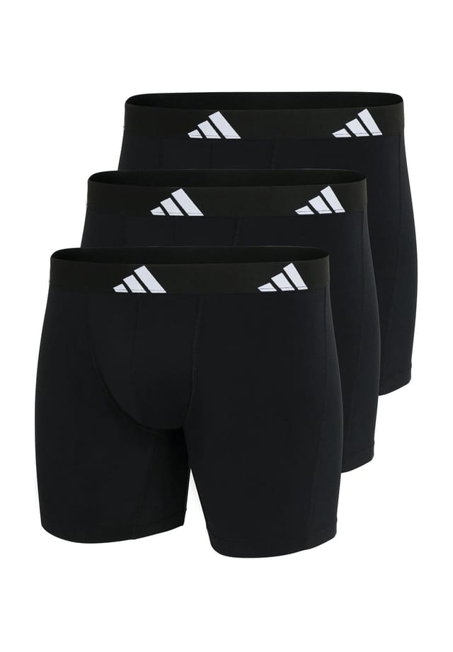 

Хлопковые брюки Active Flex упаковка из 3 шт. Adidas, черный
