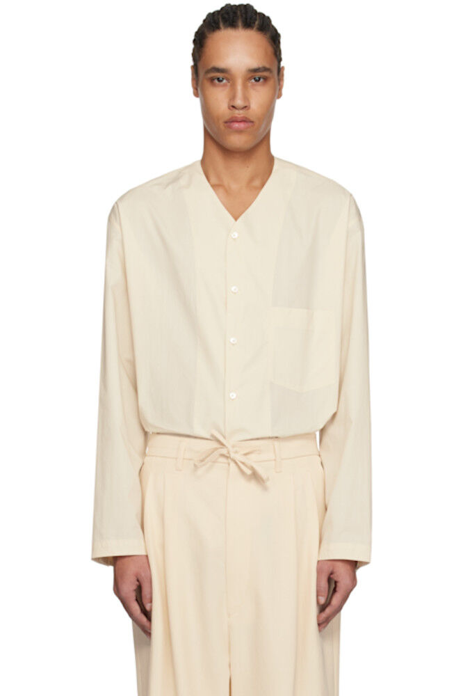 

Рубашка с V-образным вырезом от Off-White LEMAIRE