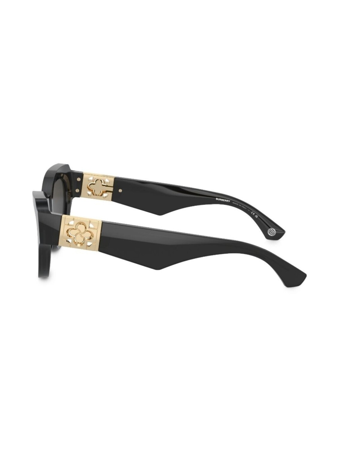 Burberry Eyewear солнцезащитные очки в оправе 'кошачий глаз', серый — фото 2