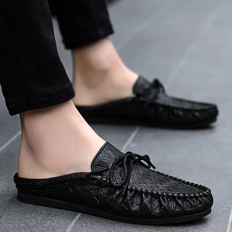 Мужские лоферы из PU-кожи, Black SayfuR — фото 4