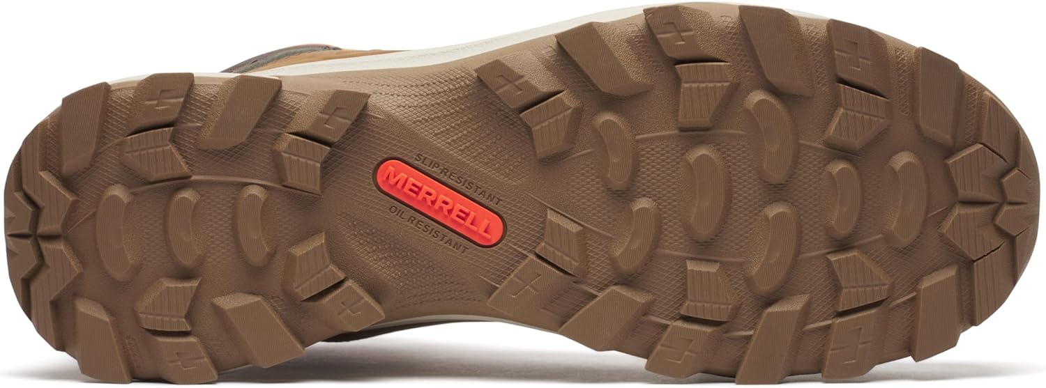 Мужские ботинки Merrell Moab Speed 2 Mid Waterproof с карбоновой подошвой, светло-коричневый — фото 3