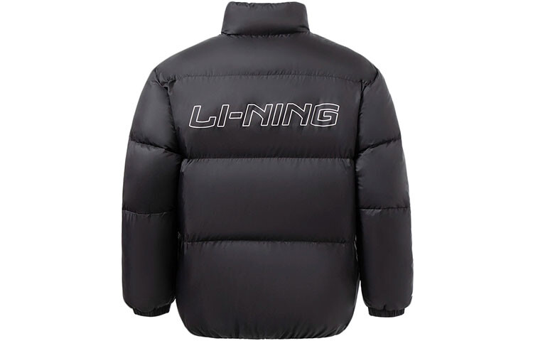 

Спортивная баскетбольная коллекция пуховик мужской черный Lining, черный