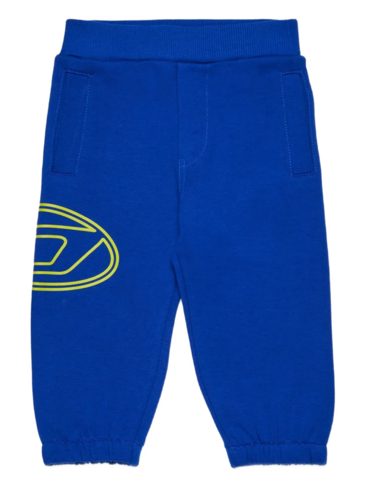 

Спортивные брюки из хлопка с логотипом Diesel Kids, синий