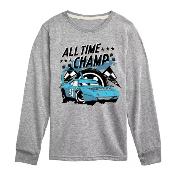 

Футболка с длинным рукавом S cars boys 8-20 "Чемпион на все времена" Disney / Pixar, серый