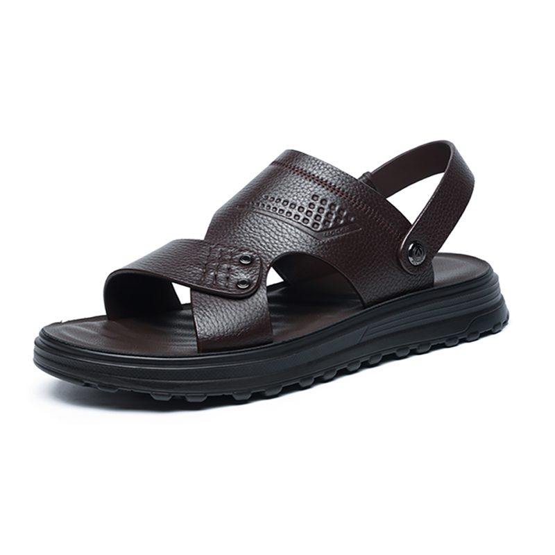 

AOKANG Пляжные сандалии мужские тёмно-коричневые, цвет Dark Brown