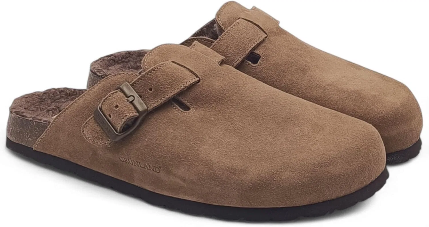 Мюли Grunland Plush для мужчин | BOBO CB2247 GRÜNLAND il benessere è naturale, Taupe