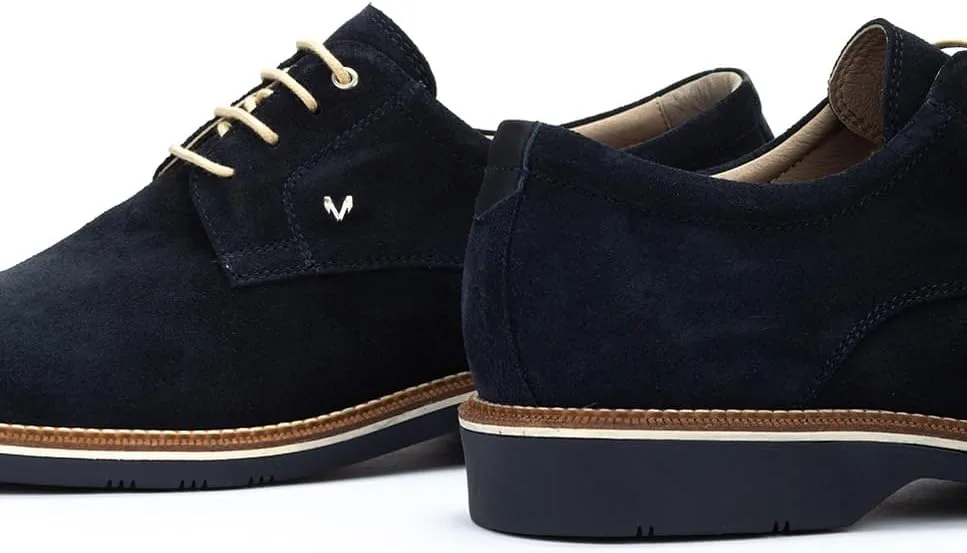 Мужские оксфорды Martinelli Zapatos Cordones En Piel Watford para Caballero, цвет темно-синий — фото 4