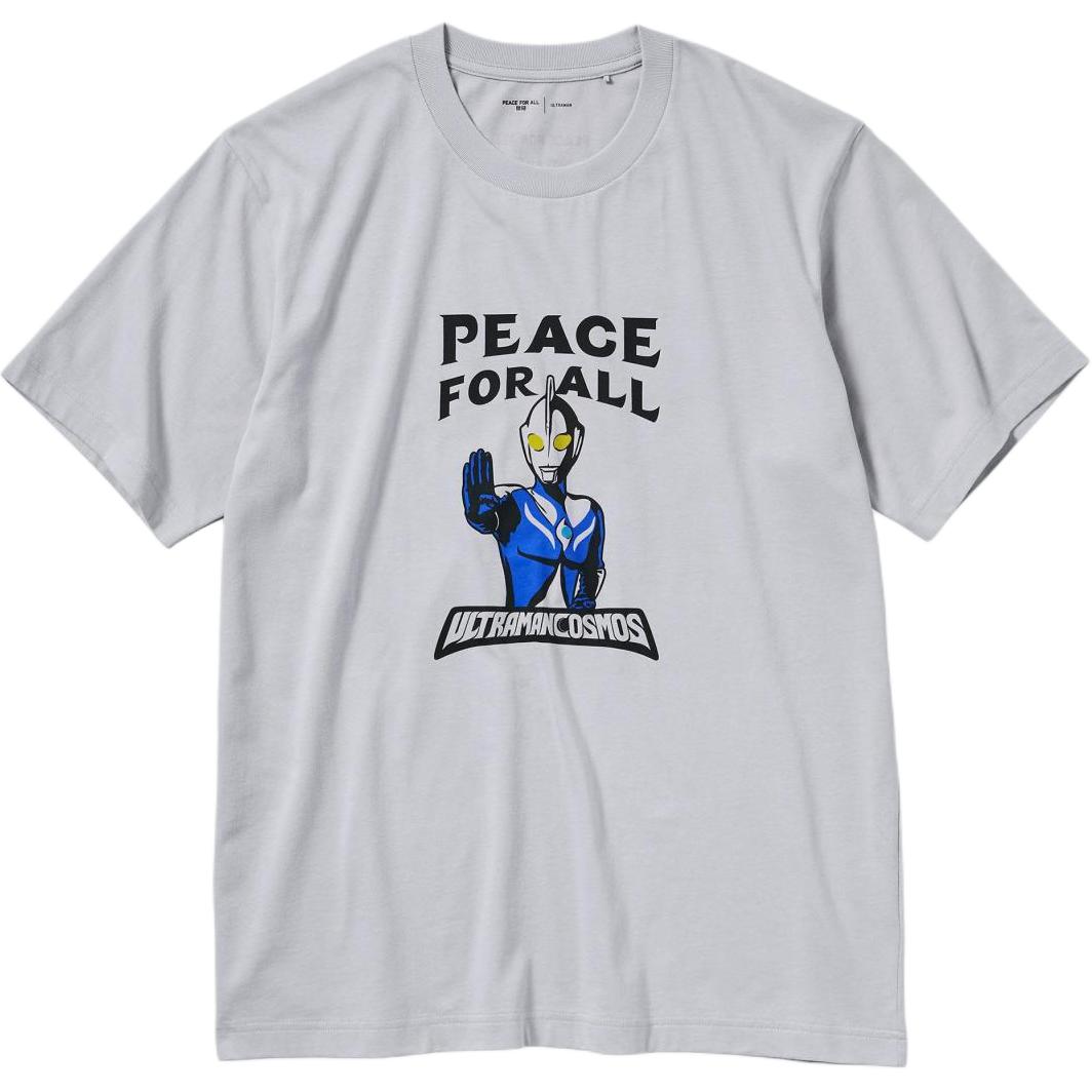 

Футболка Unisex Peace For All Series Light Gray UNIQLO, светло-серый