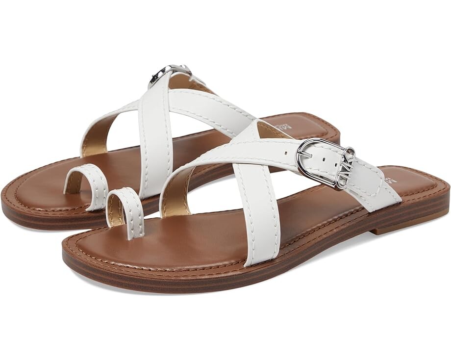 

Туфли MICHAEL Michael Kors Ashton Flat Thong, цвет Optic White